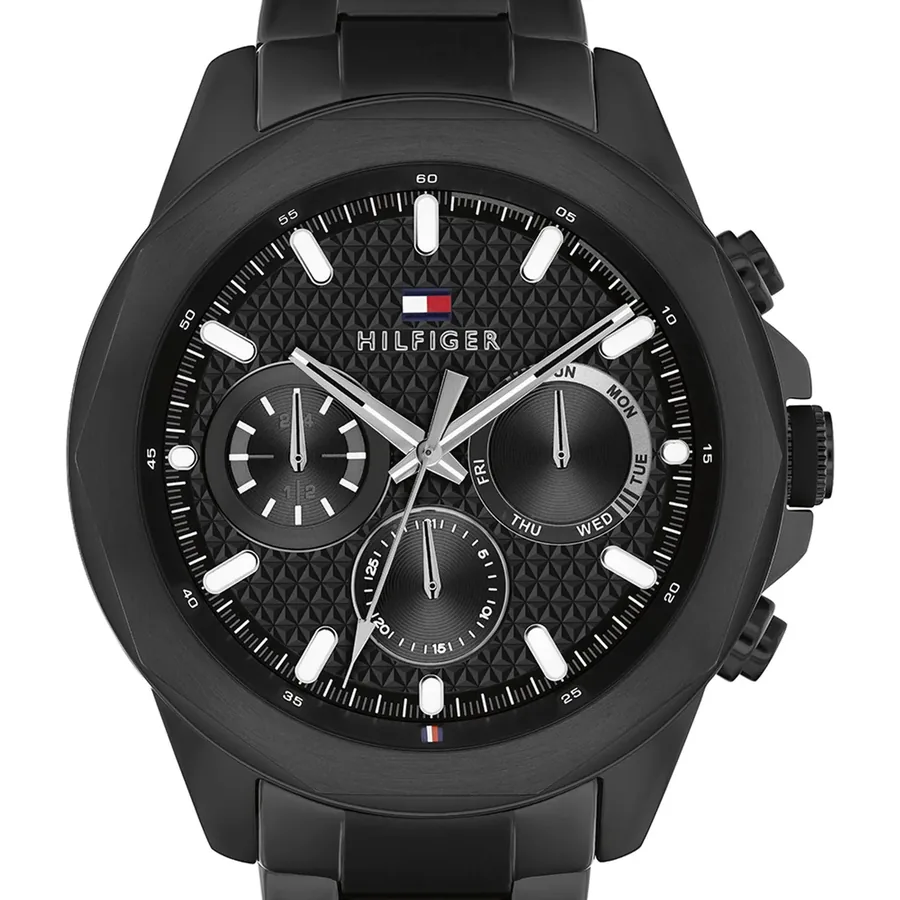 Tommy Hilfiger Lars 46mm Black Dial, view 2