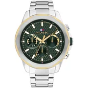 Green dial / Silver-tone