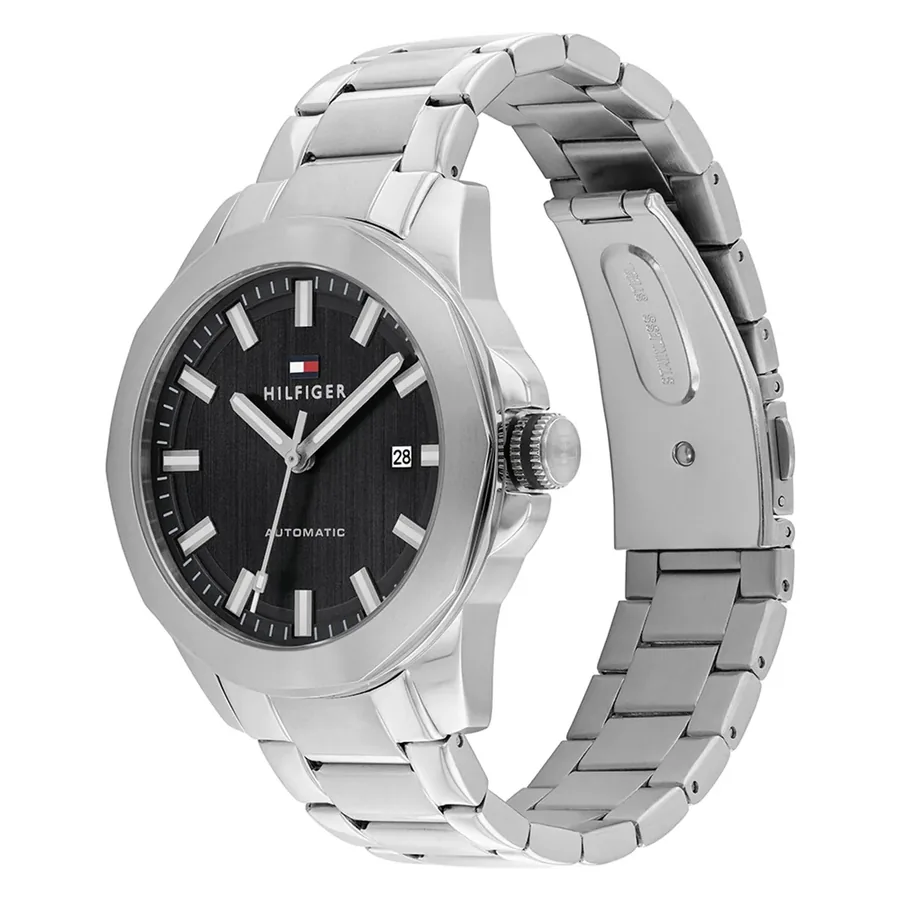 Tommy Hilfiger Lars Auto 41mm Black Dial, view 3