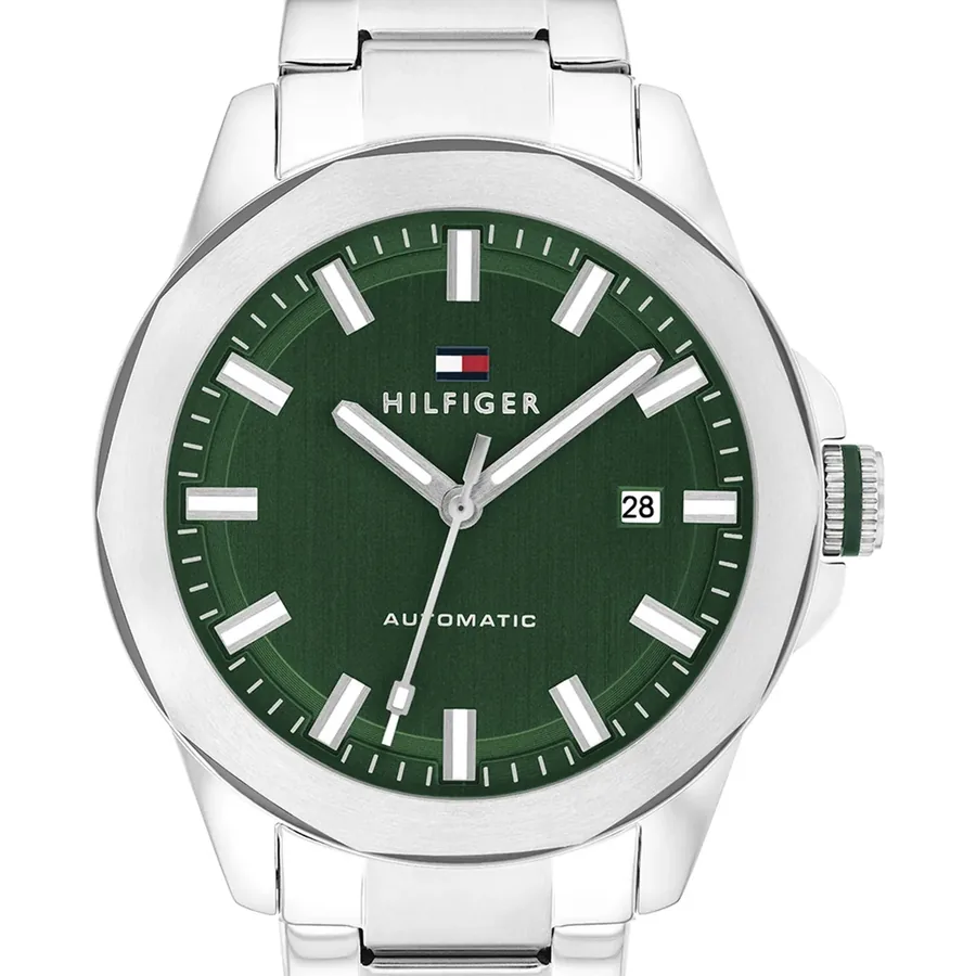 Tommy Hilfiger Lars Auto 41mm Green Dial, front view