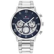 Blue dial / Silver-tone