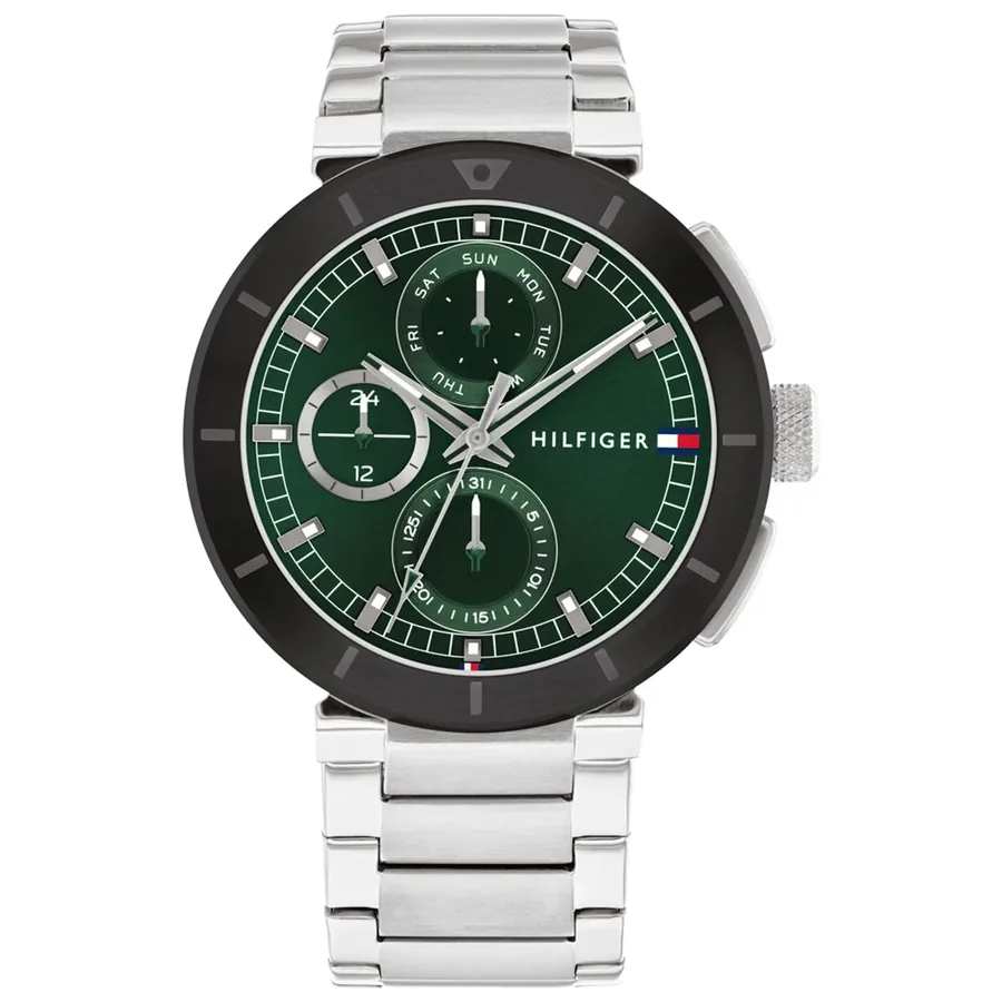 Tommy Hilfiger Lorenzo 44mm Green Dial, front view