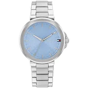 Blue dial / Silver-tone