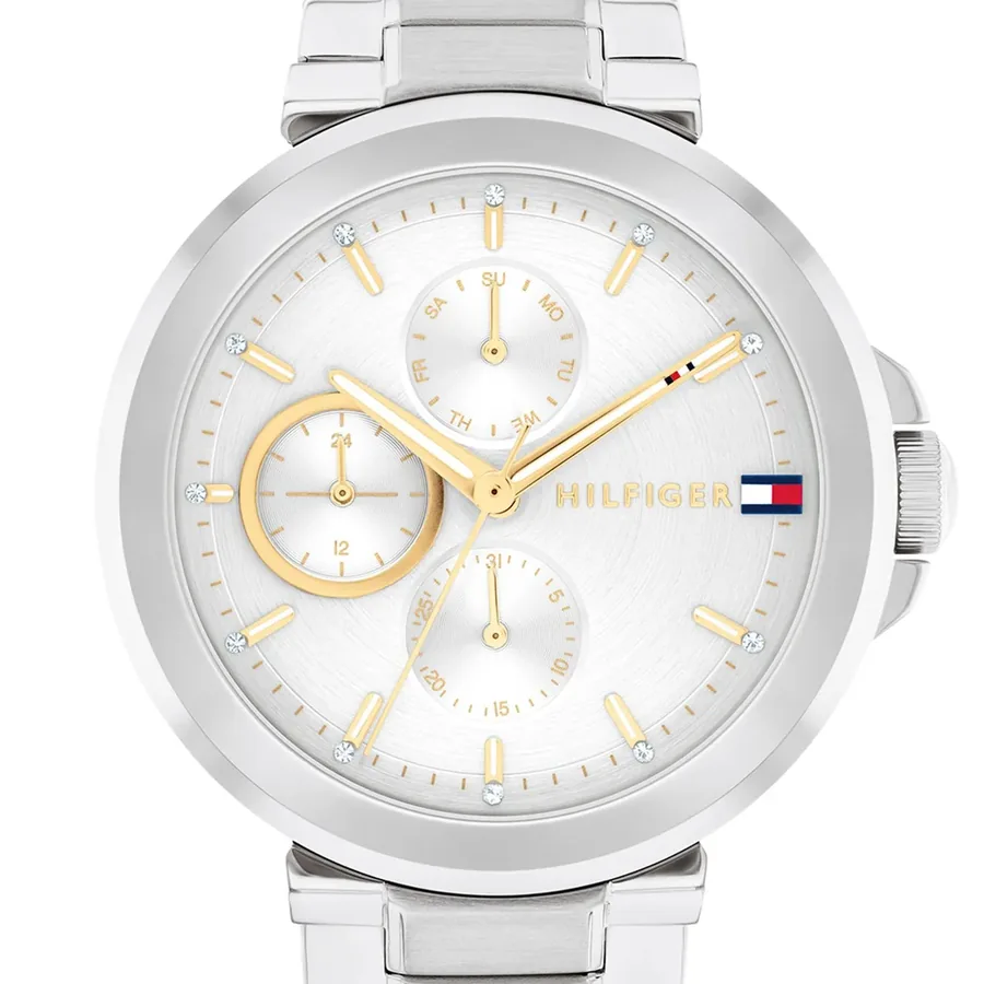 Tommy Hilfiger Lori 38mm Silvery White Dial, view 2