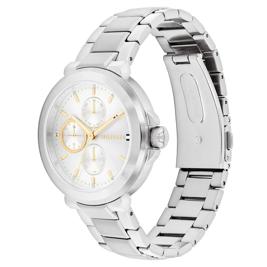 Tommy Hilfiger Lori 38mm Silvery White Dial, view 3