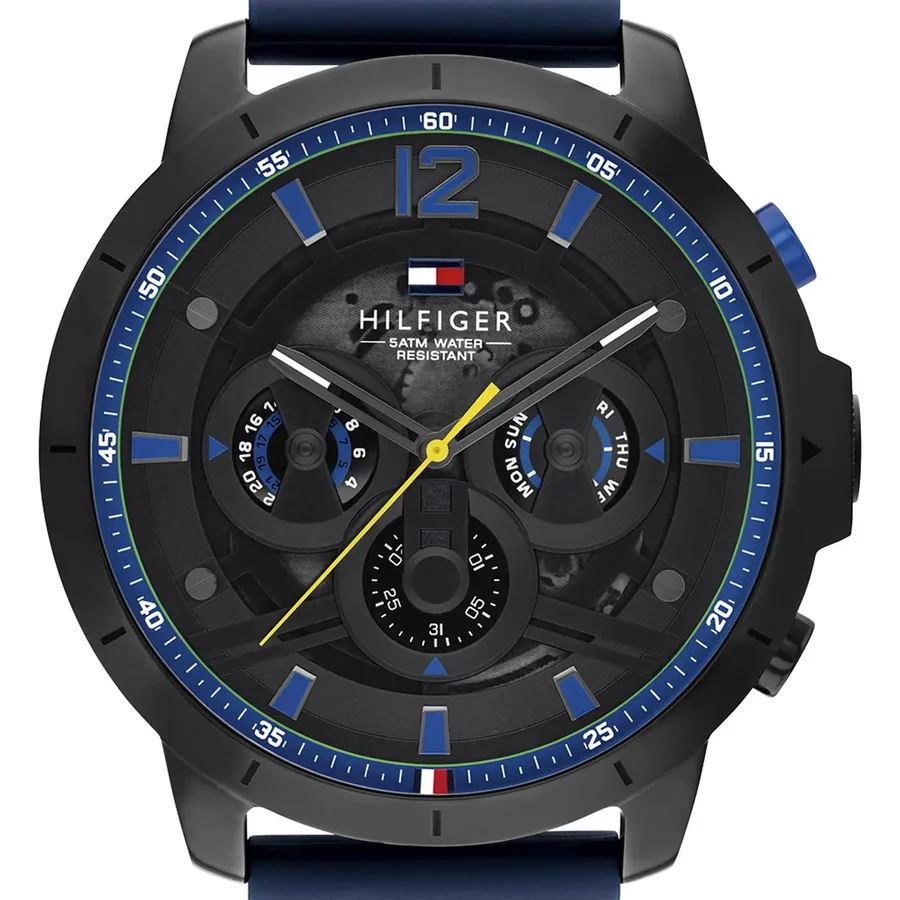 Tommy Hilfiger Luca 50mm Black Dial, view 2