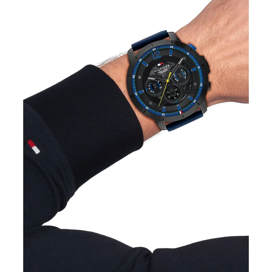 Tommy Hilfiger Luca 50mm Black Dial, view 5