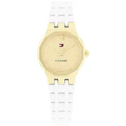 Gold dial / White