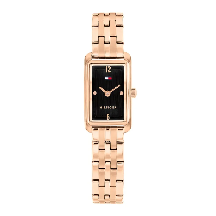 Tommy Hilfiger Madison 16x22mm Black Dial, front view