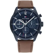 Blue dial / Brown
