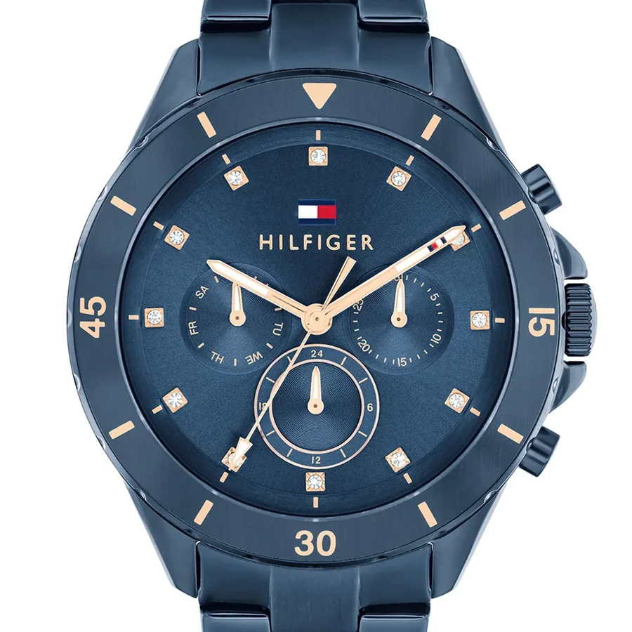 Tommy Hilfiger Mellie 40mm Blue Dial, Blue Metal Bracelet, view 2