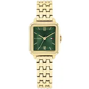 Silvery white dial / Gold-tone