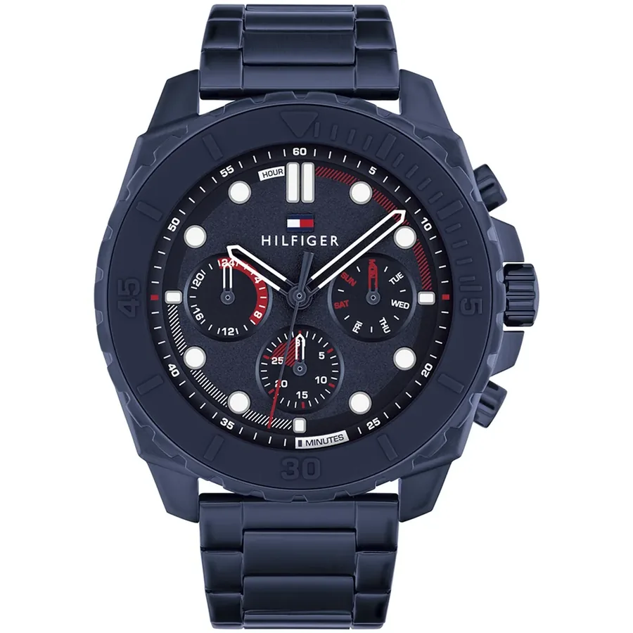 Tommy Hilfiger Morgan 48mm Blue Dial, front view