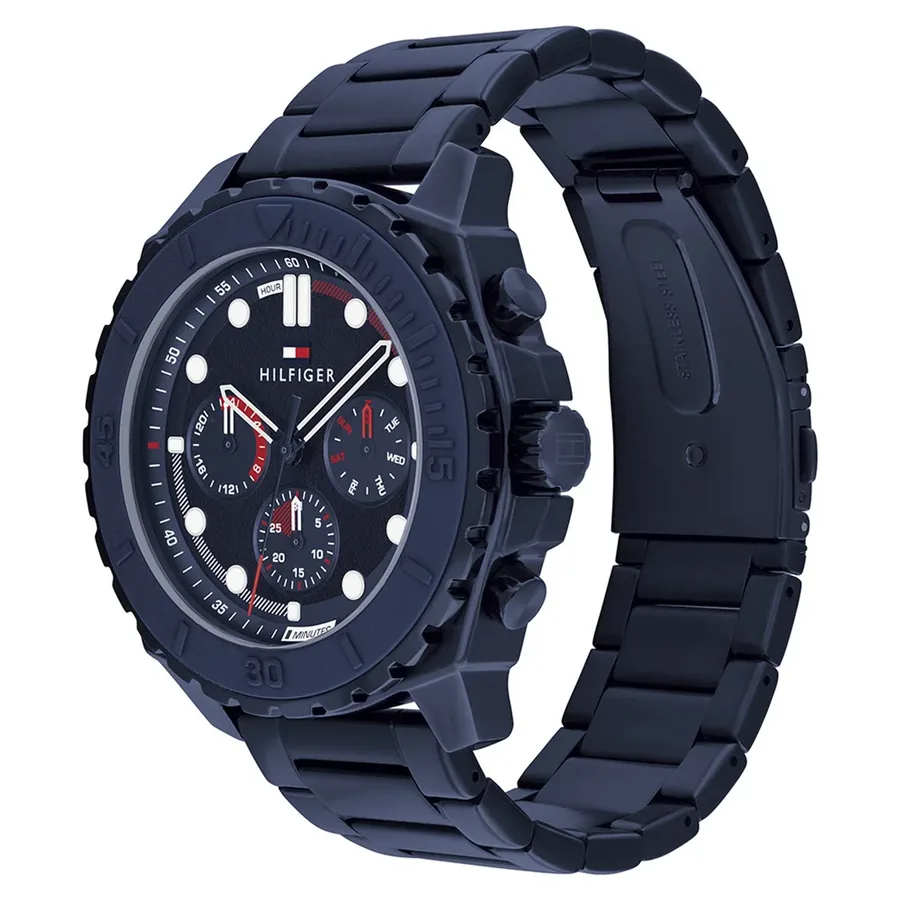 Tommy Hilfiger Morgan 48mm Blue Dial, view 3