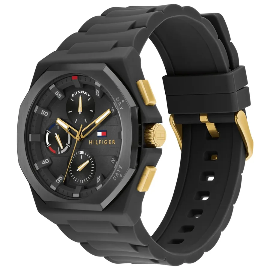 Tommy Hilfiger Neo 42mm Black Dial, view 3