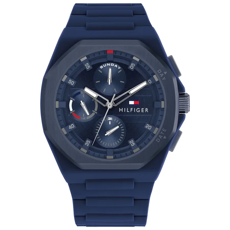 Tommy Hilfiger Neo 42mm Blue Dial, front view