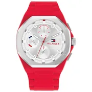 White dial / Red