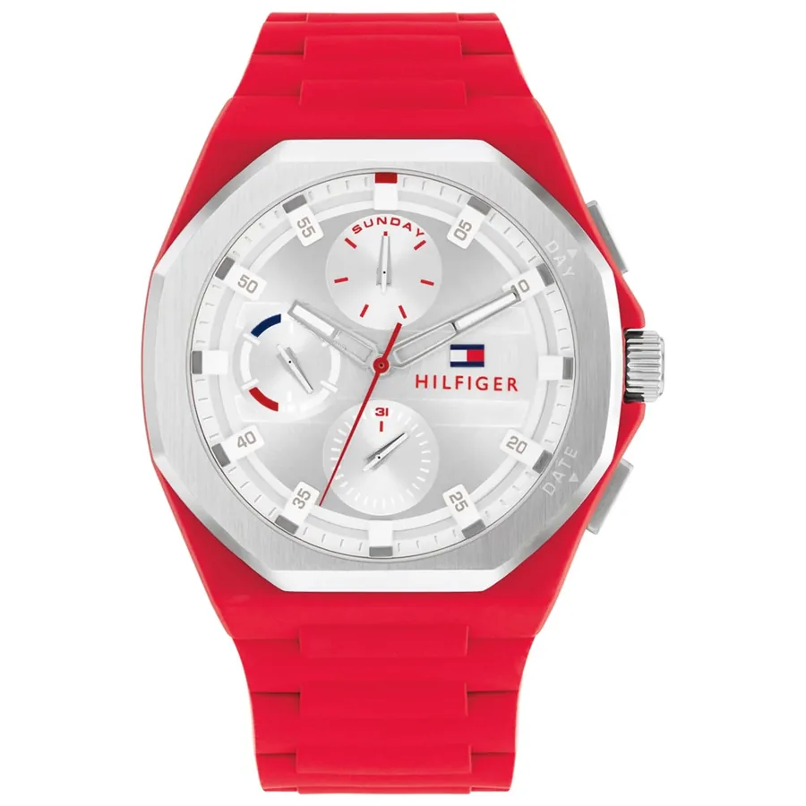 Tommy Hilfiger Neo 42mm White Dial, front view