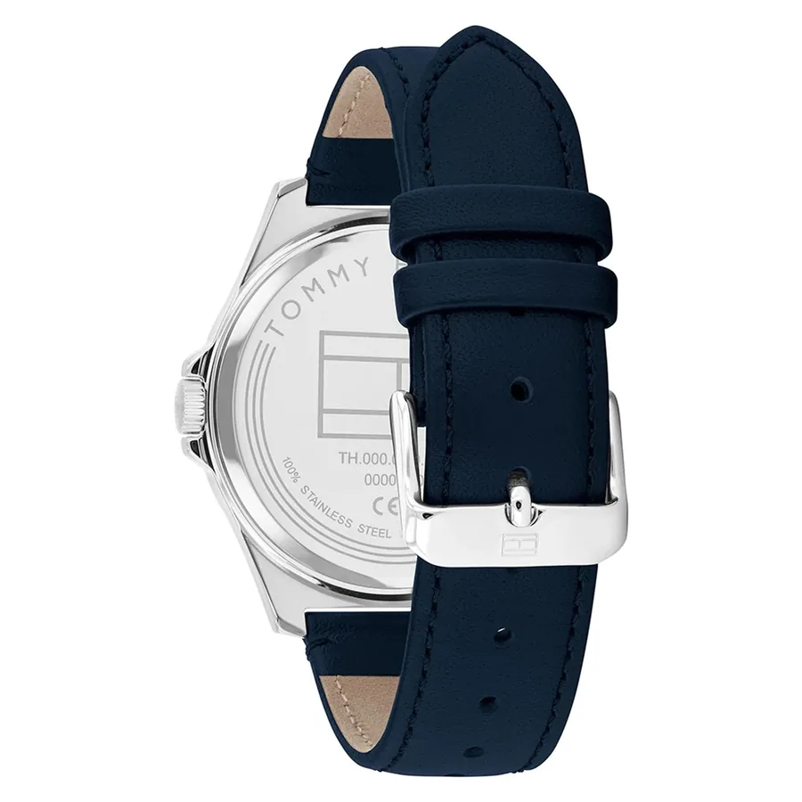 Tommy Hilfiger Norris 42mm Blue Dial, Blue Leather Strap, view 4