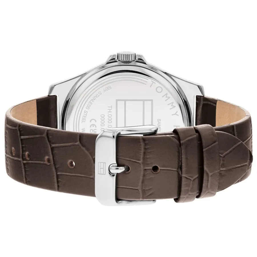 Tommy Hilfiger Norris 42mm Blue Dial, Brown Leather Strap, view 4