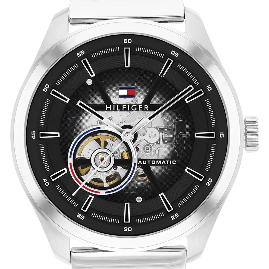 Tommy Hilfiger Oliver Automatic 45mm Black Dial, view 2