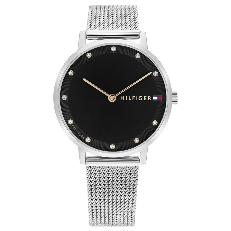 Tommy Hilfiger Pippa 34mm Black Dial, front view