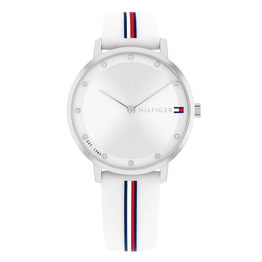Tommy Hilfiger Pippa 34mm Silver Dial, front view
