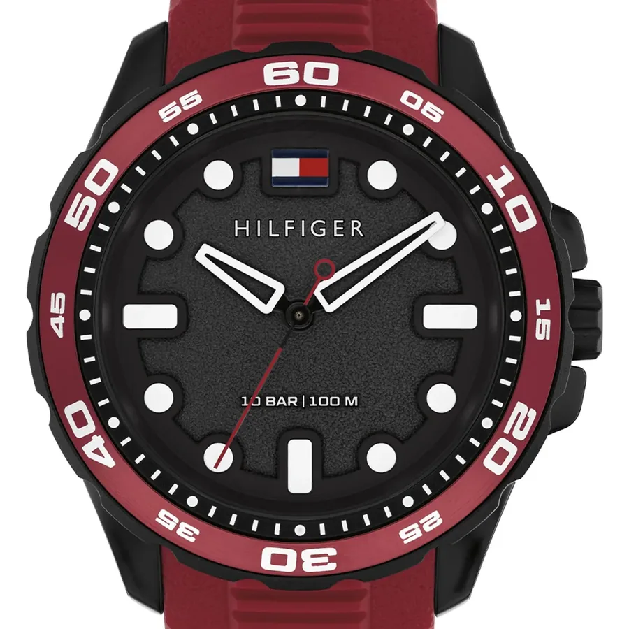 Tommy Hilfiger Regatta 42mm Red Dial, view 3