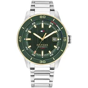 Green dial / Silver-tone
