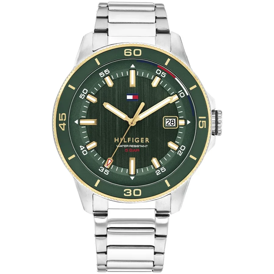 Tommy Hilfiger Remy 43mm Green Dial, front view