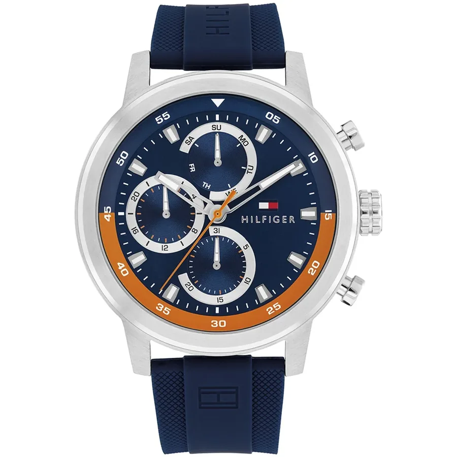 Tommy Hilfiger Rocky 46mm Blue Dial, front view
