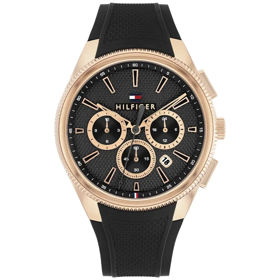 Tommy Hilfiger Sam 43mm Black Dial, Ref. 1792251, front view