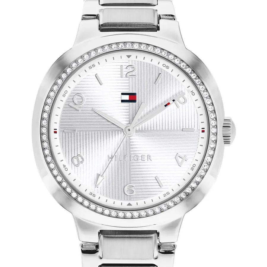 Tommy Hilfiger Savannah 32mm White Dial, Silver-Tone Stainless Steel Bracelet, view 3