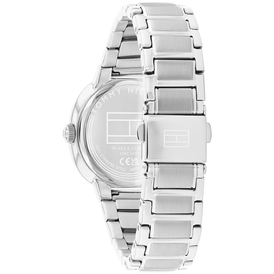 Tommy Hilfiger Savannah 32mm White Dial, Silver-Tone Stainless Steel Bracelet, view 5