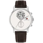 Off-white dial / Brown