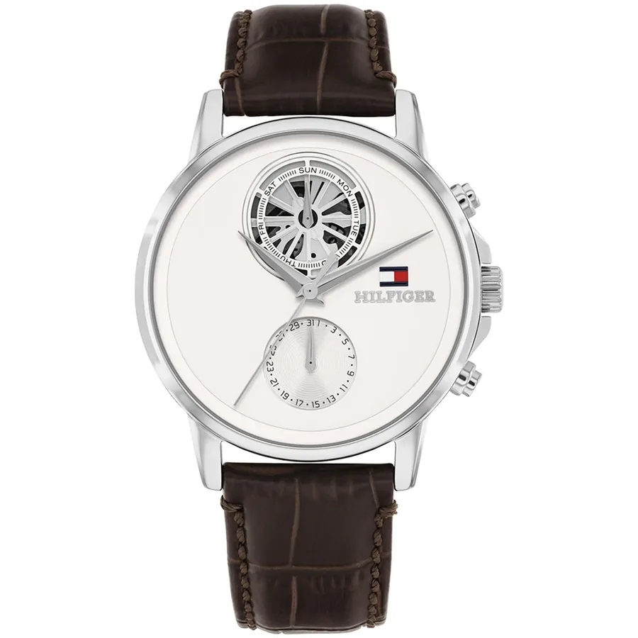 Tommy Hilfiger Stewart 40mm Off-White Dial, front view