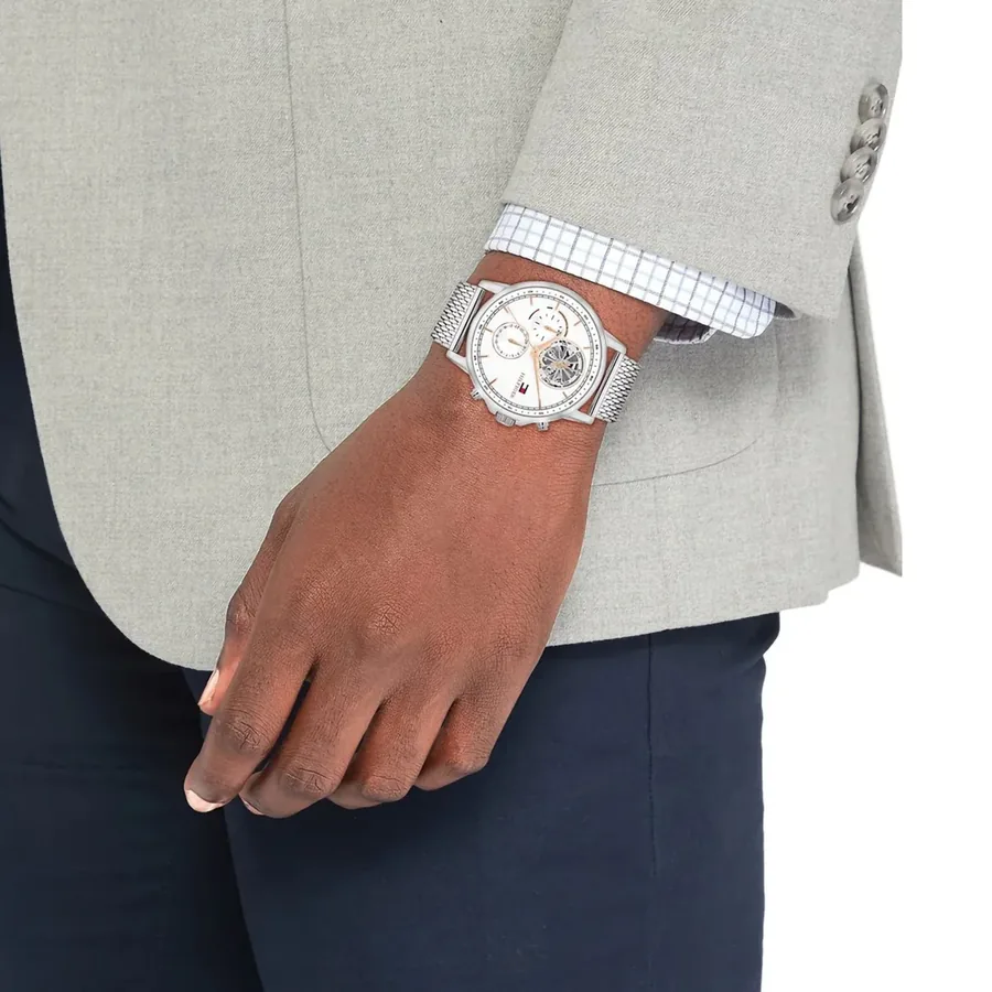 Tommy Hilfiger Stewart 40mm White Dial, view 5