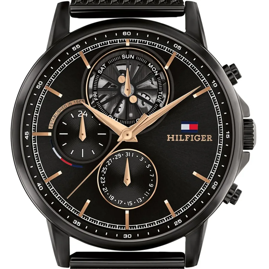 Tommy Hilfiger Stewart 44mm Black Dial, Ref. 1710610, view 2