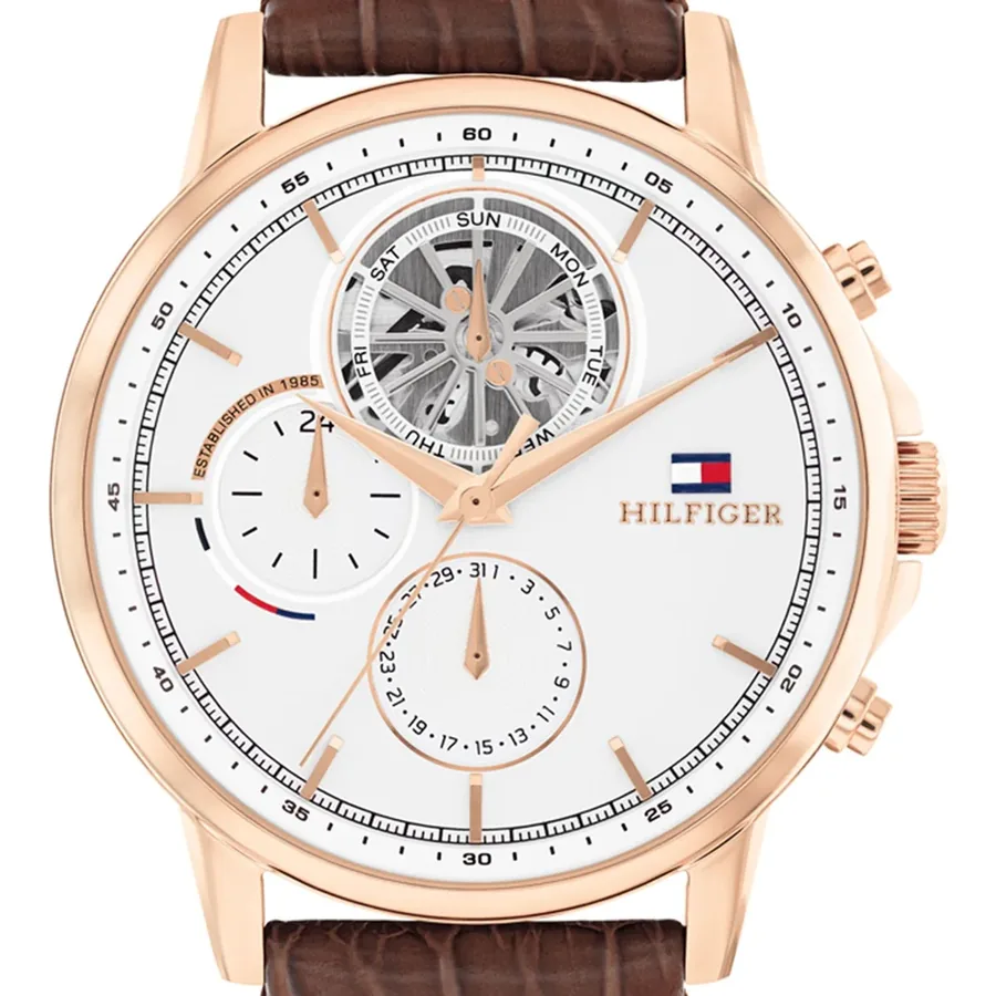 Tommy Hilfiger Stewart 44mm White Dial, view 2