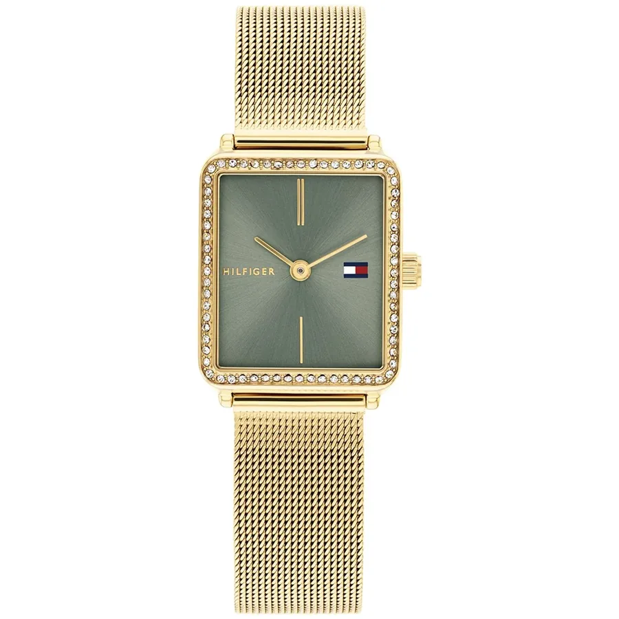 Tommy Hilfiger Tea 21.3x24.3mm Green Dial, front view