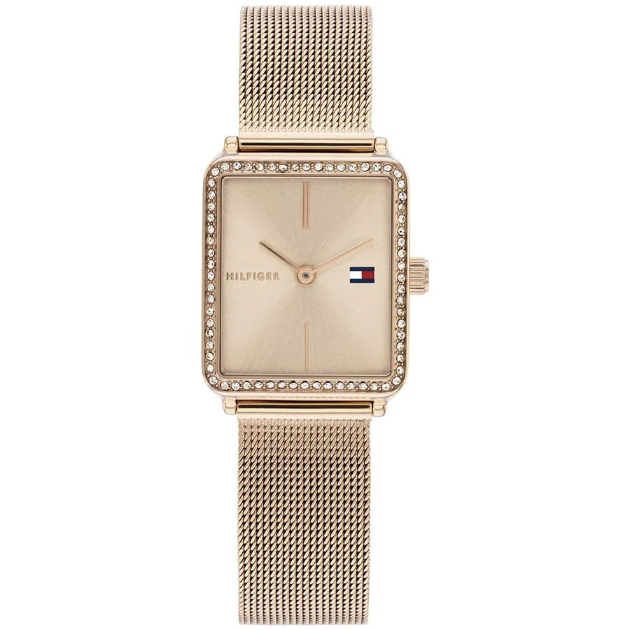 Tommy Hilfiger Tea 21.3x24.3mm Greyish Brown Dial, front view