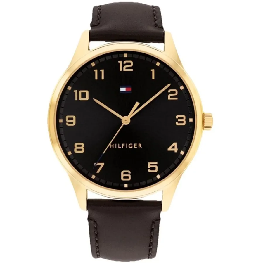 Tommy Hilfiger TH Essentials 42mm Black Dial, front view