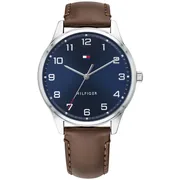 Blue dial / Brown