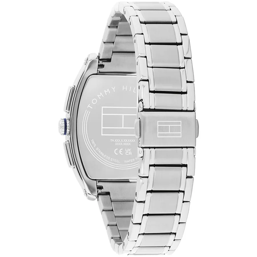 Tommy Hilfiger TH Oxford 36mm Blue Dial, Silver-Tone Stainless Steel Bracelet, view 4