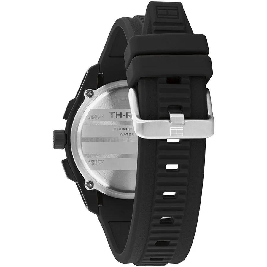 Tommy Hilfiger TH Regatta 44mm Black Dial, Black Rubber Strap, Ref. 1792233, view 4