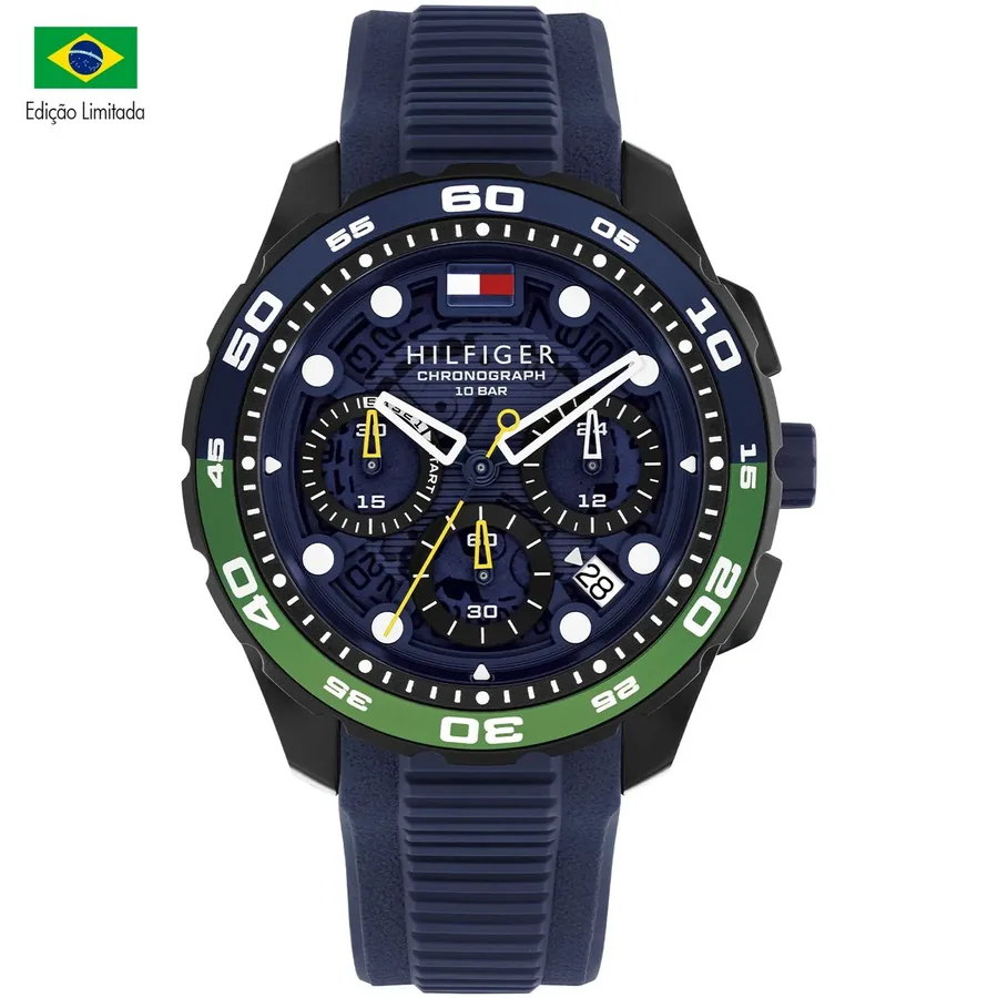 Tommy Hilfiger TH Regatta 44mm Blue Dial, front view