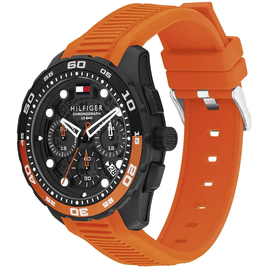 Tommy Hilfiger TH Regatta 44mm Chronograph Black Dial, view 3