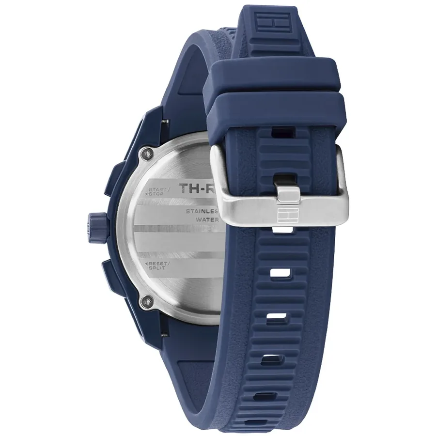 Tommy Hilfiger TH Regatta 44mm Chronograph Blue Dial, Blue Rubber Strap, view 4