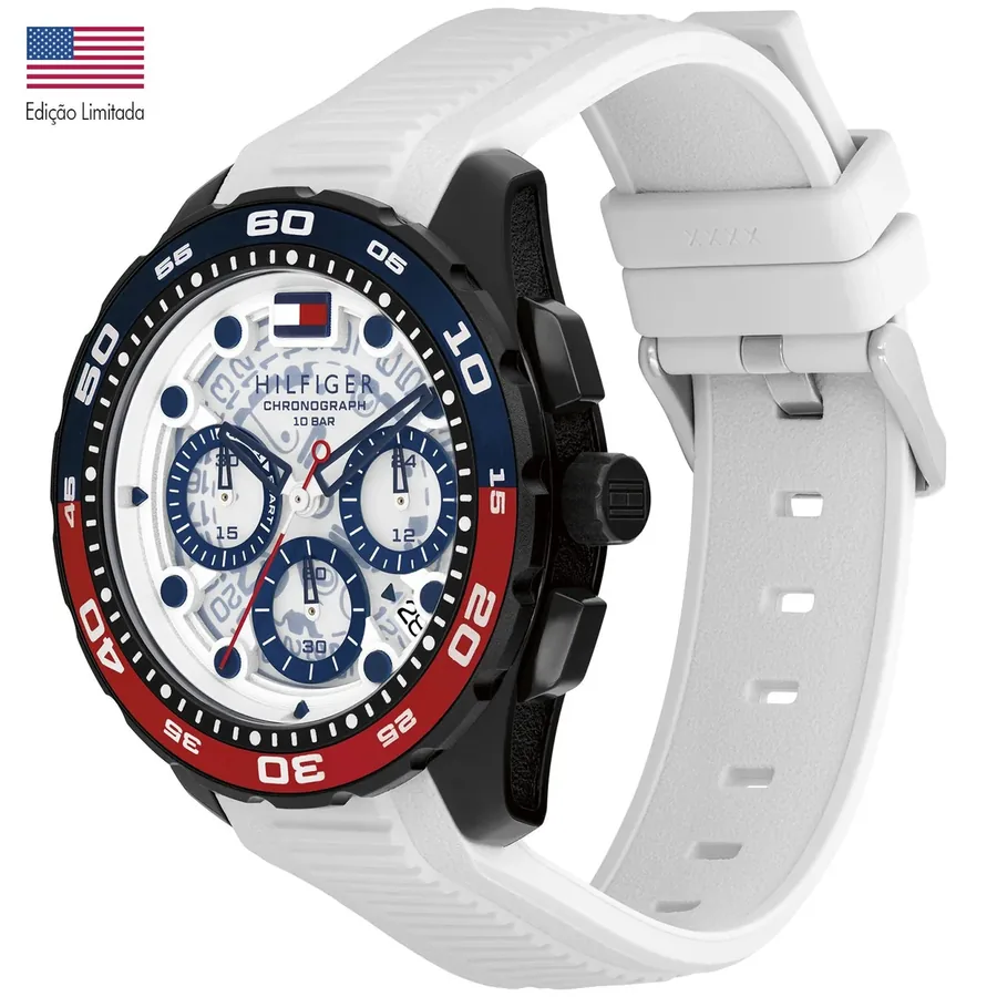 Tommy Hilfiger TH Regatta 44mm White Dial, view 3