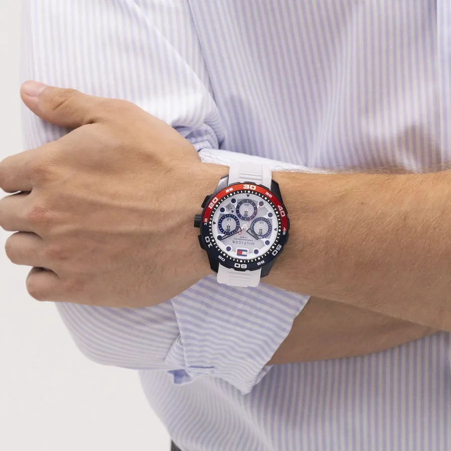 Tommy Hilfiger TH Regatta 44mm White Dial, view 5
